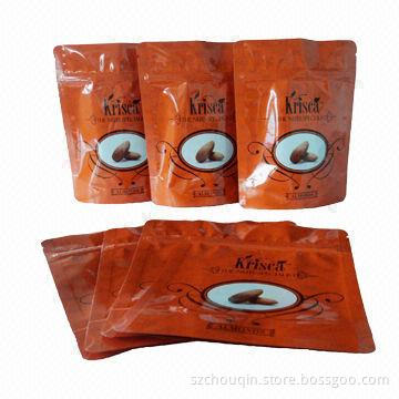 Stand Up Zipper Pouches, Used for Food Packaging